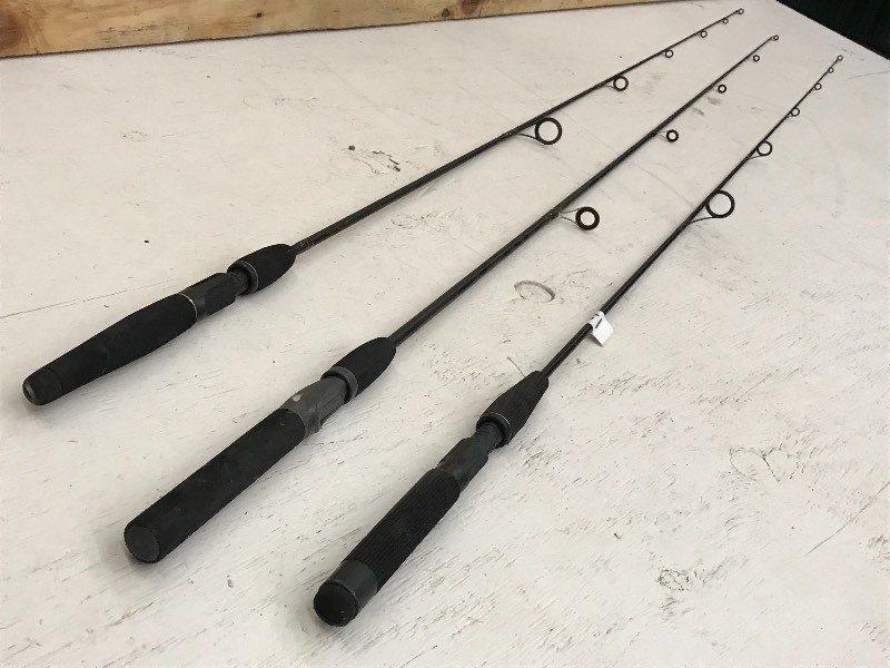 lot 251 image: Lot Of (3) Assorted Spinning Rods ...