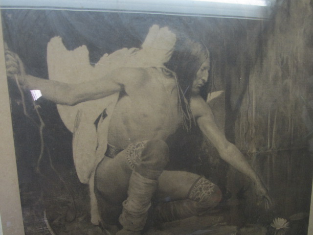 lot 32 image: Early George De Forest Brush Photogravure Print