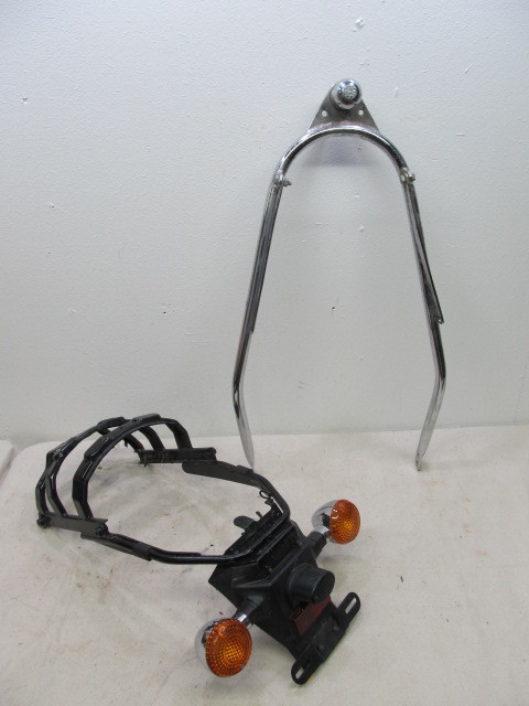 lot 73 image: Motorcycle Tail Light Rack & Trailer Hitch