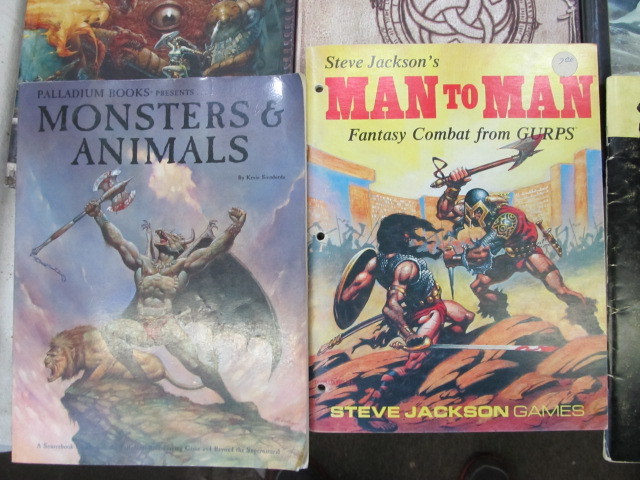 lot 108 image: Large Lot of Vintage and Newer Role Playing Game Books