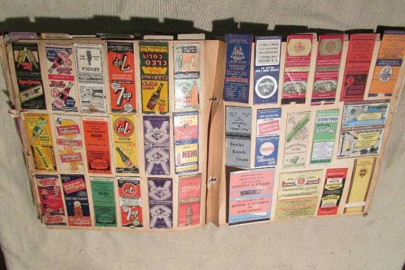 lot 56 image: Vintage Matchbook Covers
