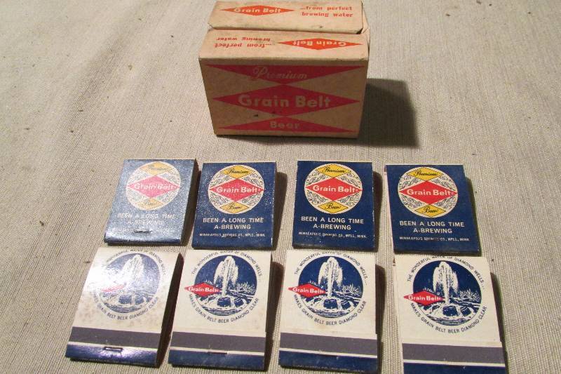 lot 57 image: Vintage Grain Belt Beer Lot
