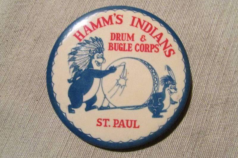 lot 60 image: Vintage Hamms Button (Rare)
