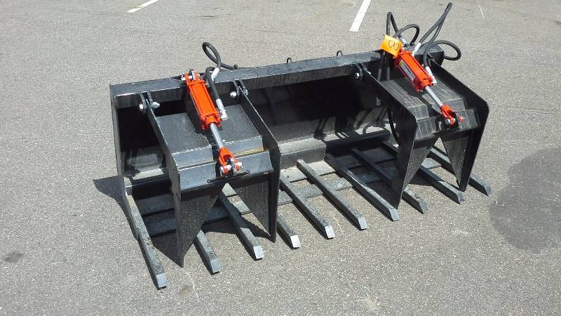 72 Double Grappler Bucket (Skid Steer Attachment)