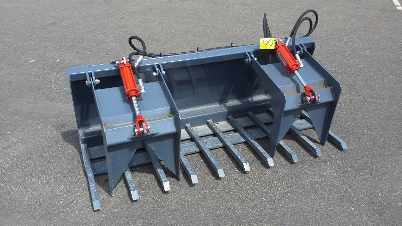72 Double Grappler Bucket (Skid Steer Attachment)