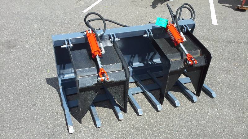 60 Double Grappler Bucket (Skid Steer Attachment)