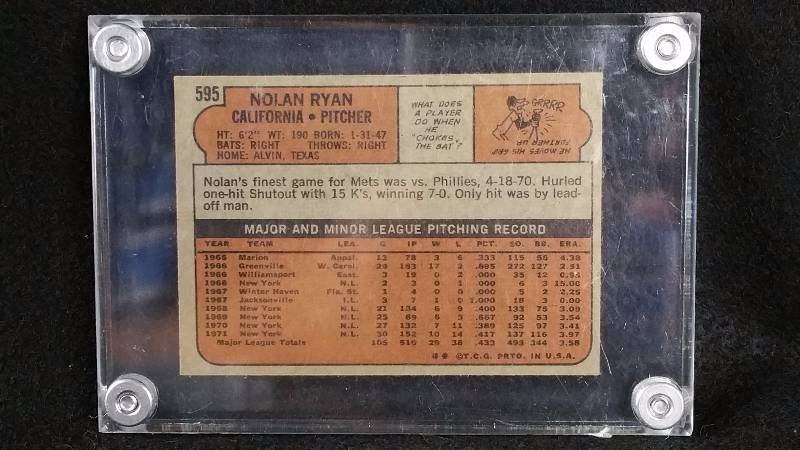 1972 Topps Nolan Ryan