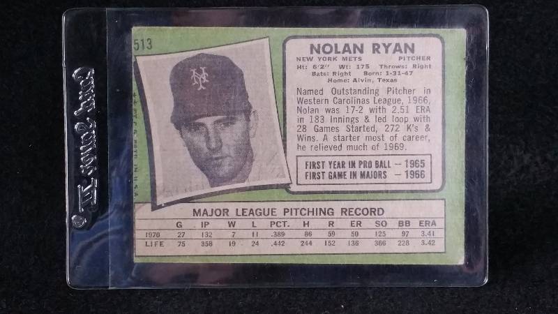 1971 Topps Nolan Ryan