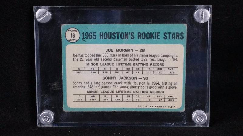 1965 Topps Joe Morgan Rookie Card