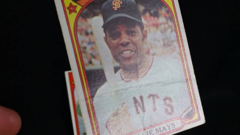 1972 Topps Willie Mays, Reggie Jackson, Tom Seaver