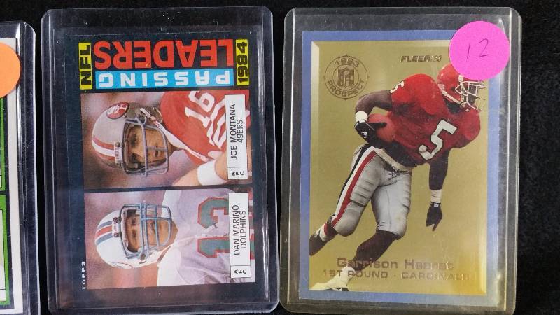 Group of Football Cards, Montana, Many Star Rookies