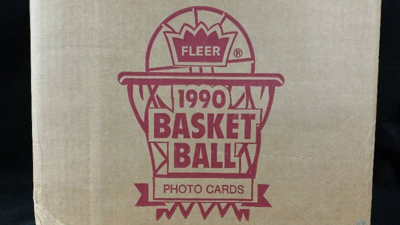 1990 Fleer Basketball Box Case