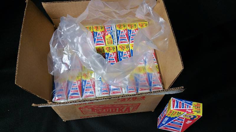 1988 Topps Bazooka Bubble Gum Box Case