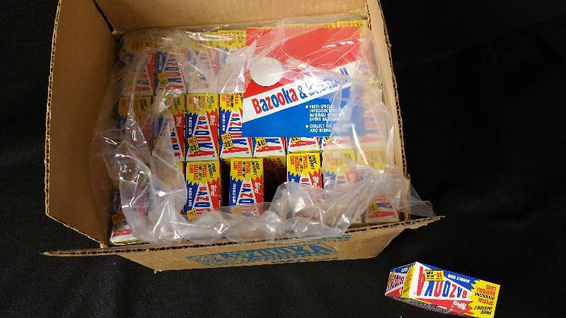 1989 Topps Bazooka Bubble Gum Box Case