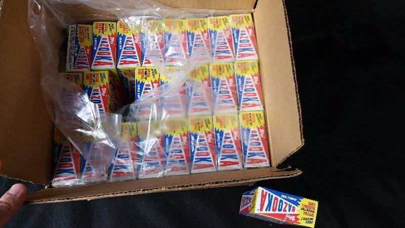 1988 Topps Bazooka Bubble Gum Box Case
