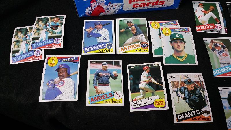 1985, 1986, and 1988 Topps Baseball Cards
