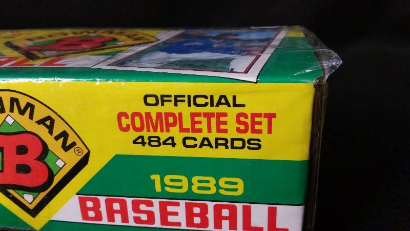 1989 Bowman Sealed Factory Set  1989 Donruss Box of Packs