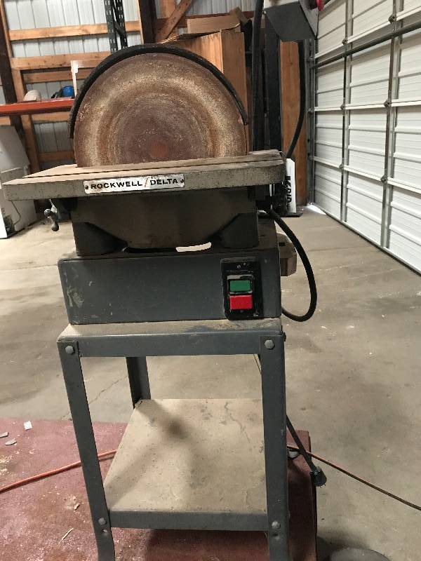 Rockwell Delta industrial disk sander