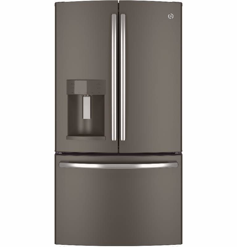 lot 18 image: Brand New - GE GFE28HMHES French Door Refrigerator - 35.7 - 27.7 cu ft - Slate Color