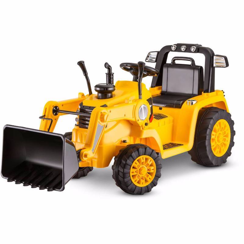 lot 32 image: Kidtrax CAT BulldozerTractor 6V Battery Powered Ride-On, Yellow - Battery and Charger Included - Fully Assembled