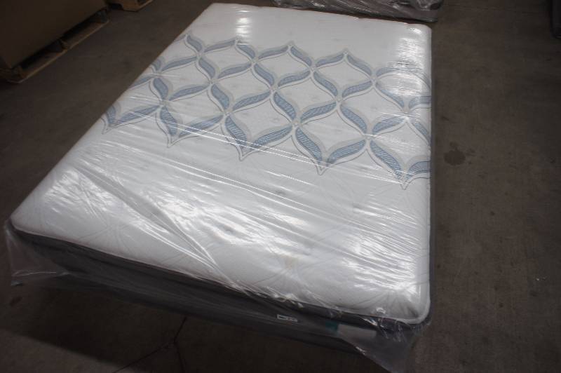 lot 27 image: New Queen Size Sealy - Charter Pointe Cushion Firm Euro Pillowtop - Queen Size Mattress Mattress - MSRP $ 1299.99