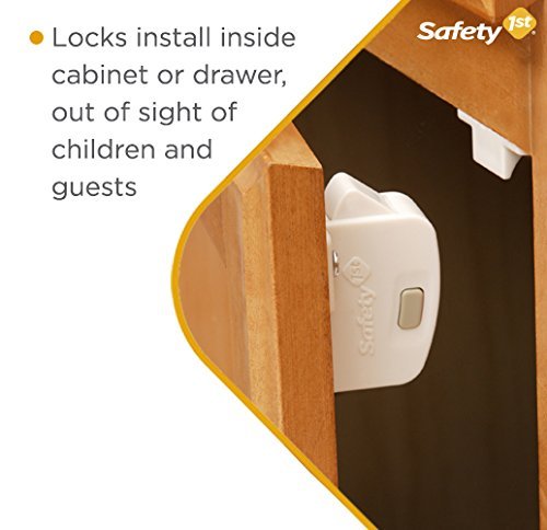 lot 124 image: New Safety 1st Magnetic Cabinet Locks, 8 Locks  1 Key