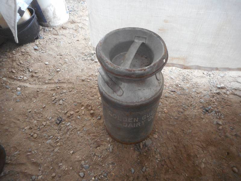 lot 63 image: MILK CAN