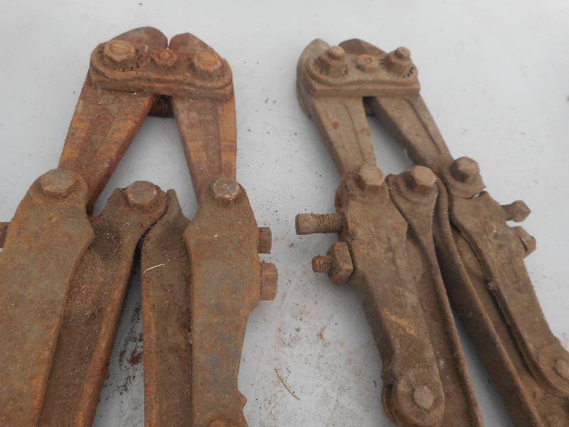 lot 74 image: 2 ANTIQUE PIPE CUTTERS