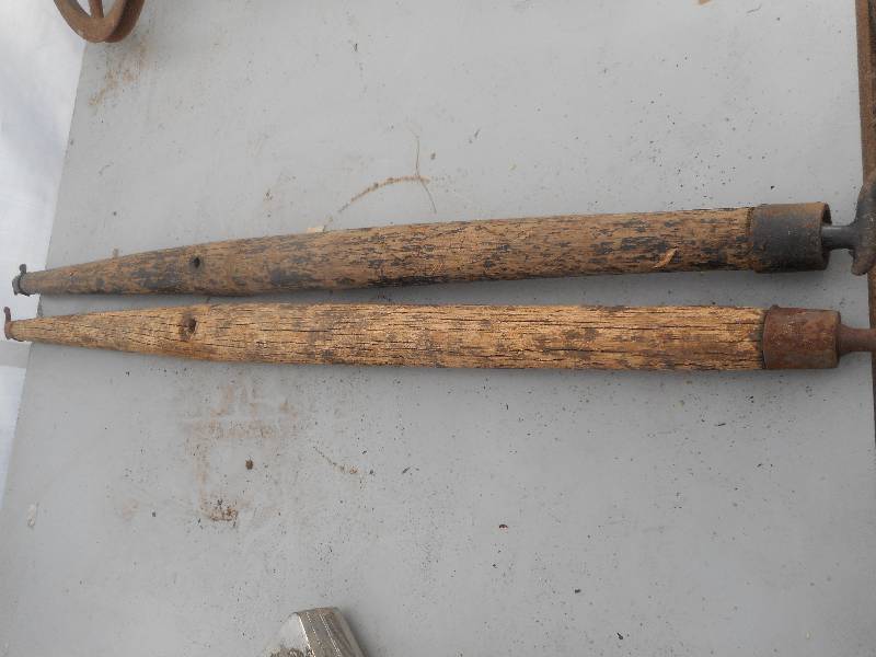 lot 76 image: 2 ANTIQUE HORSE EVENERS