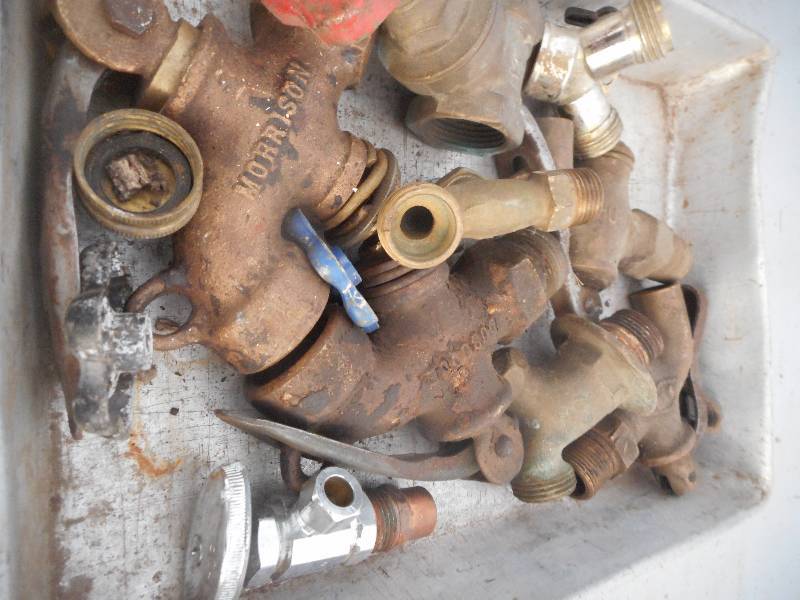 lot 86 image: VINTAGE WATER FAUCETS