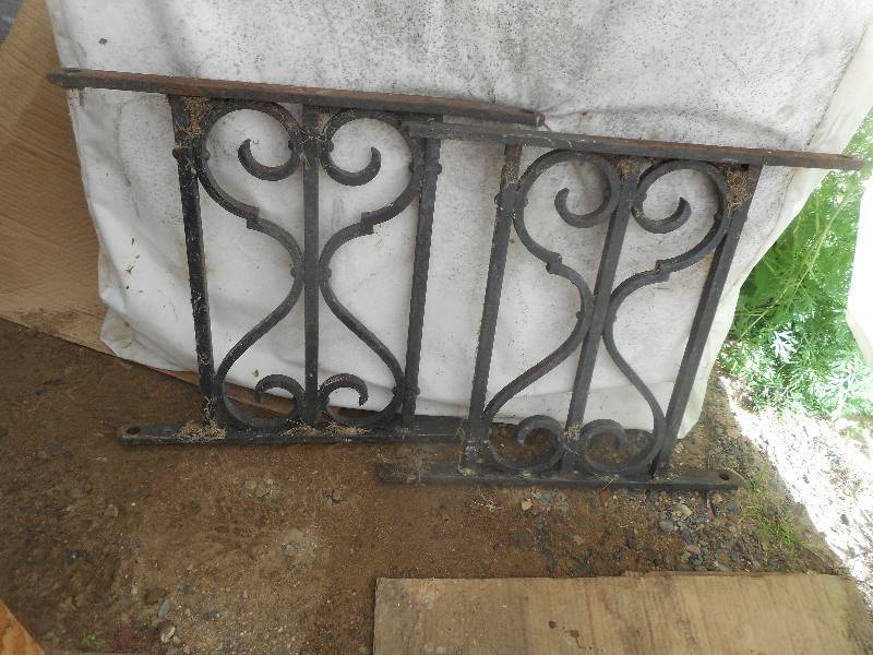 lot 155 image: 2 IRON RAILINGS