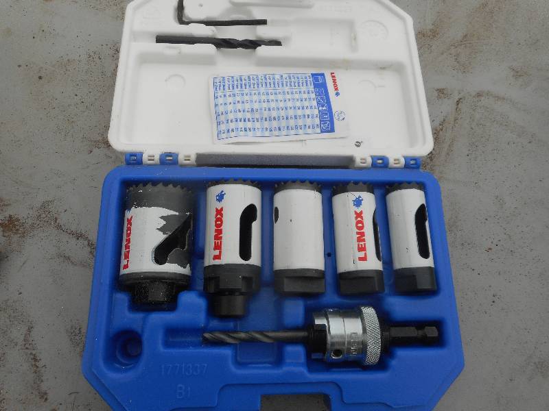 lot 214 image: LENOX WHOLE SAW KIT