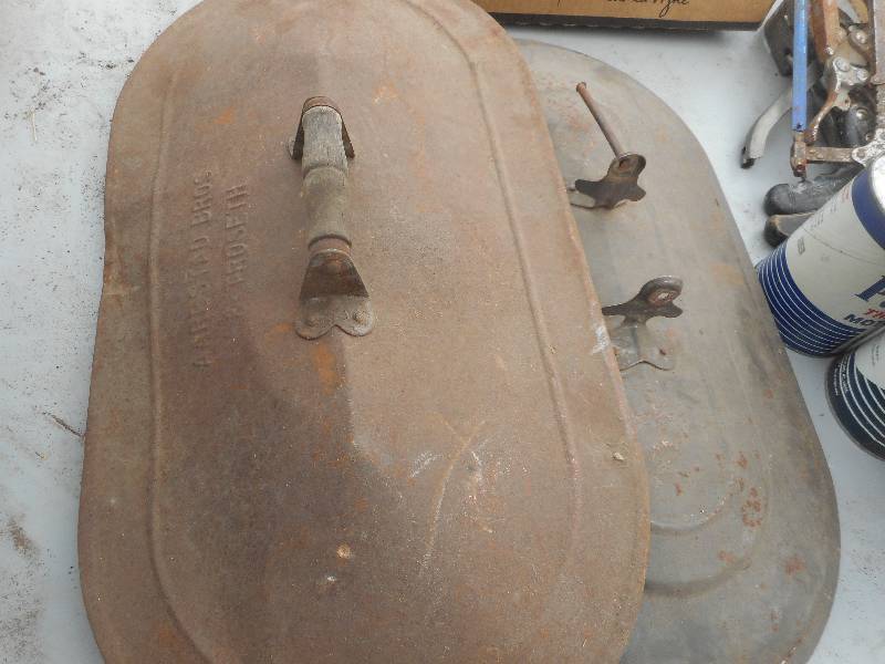 lot 222 image: 3 ANTIQUE TUB COVERS