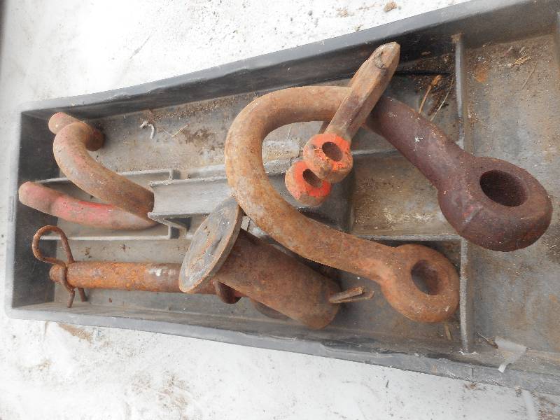 lot 235 image: CLEVISES AND DRAW BAR PINS