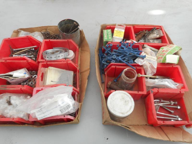 lot 263 image: NAILS BOLTS AND MISC