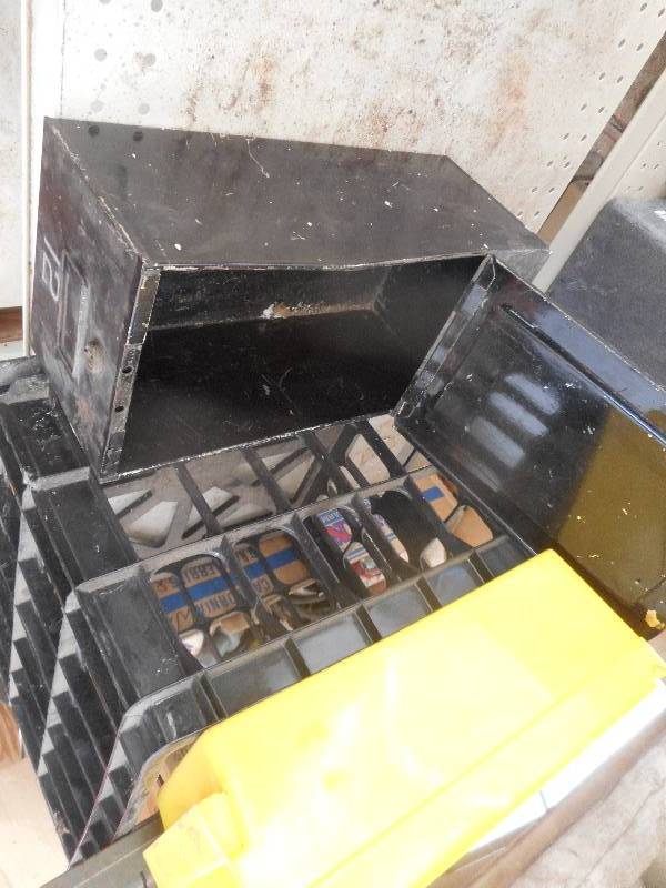 lot 278 image: STORAGE BINS AND 1 BOX