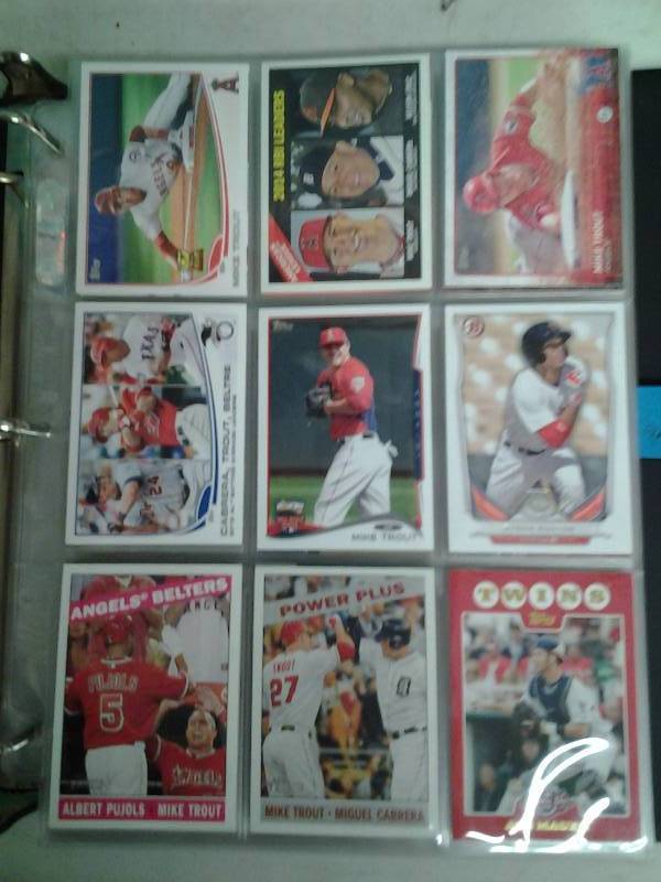 lot 24 image: 260 Baseball Cards-All Stars & Twins Trout, Buxton, Puckett Excellent Condition