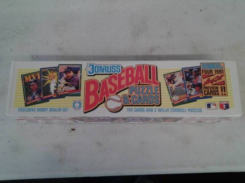 lot 31 image: 1991 Donrus Baseball Complete Sealed Set