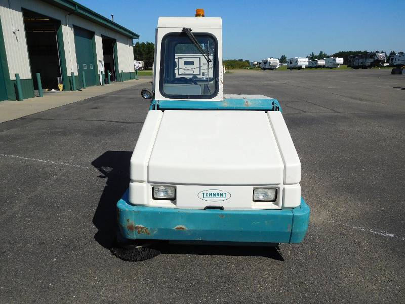 lot 2 image: Tennant Sweeper Model 385 Diesel with Full Cab Enclosure