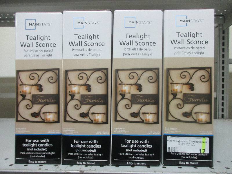 4 tealight wall decor