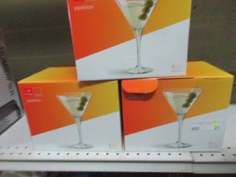 12 martini glasses