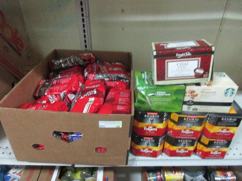 coffee lot - 25 bags and 9 keurig boxes