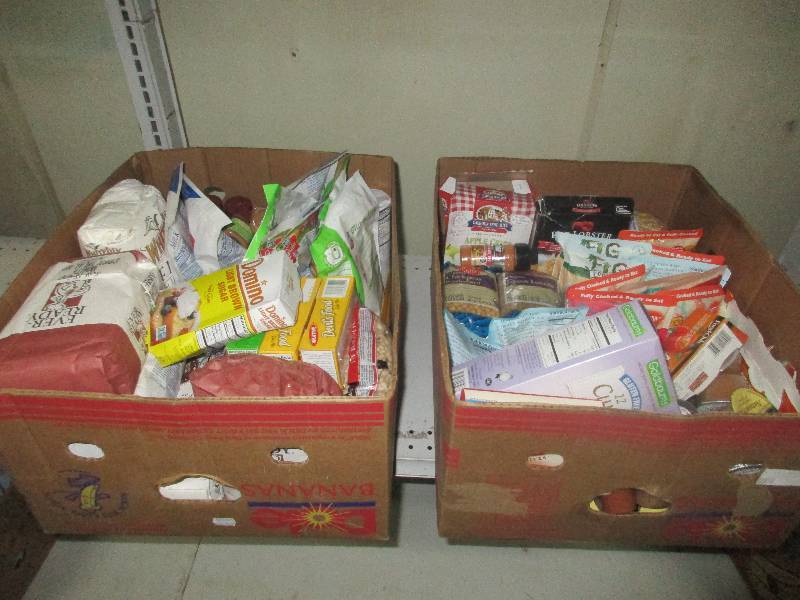 2 box misc lot of food