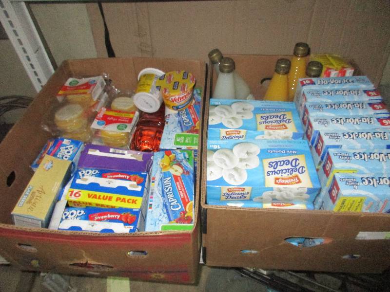 2 boxes of snacks