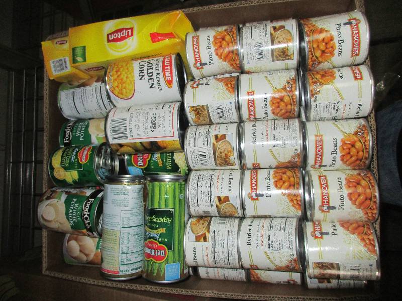 pinto beans 50 cans and canned vegetables