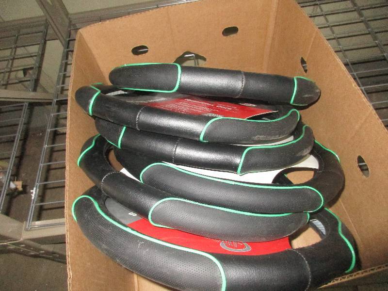 6 leather steering wheel covers