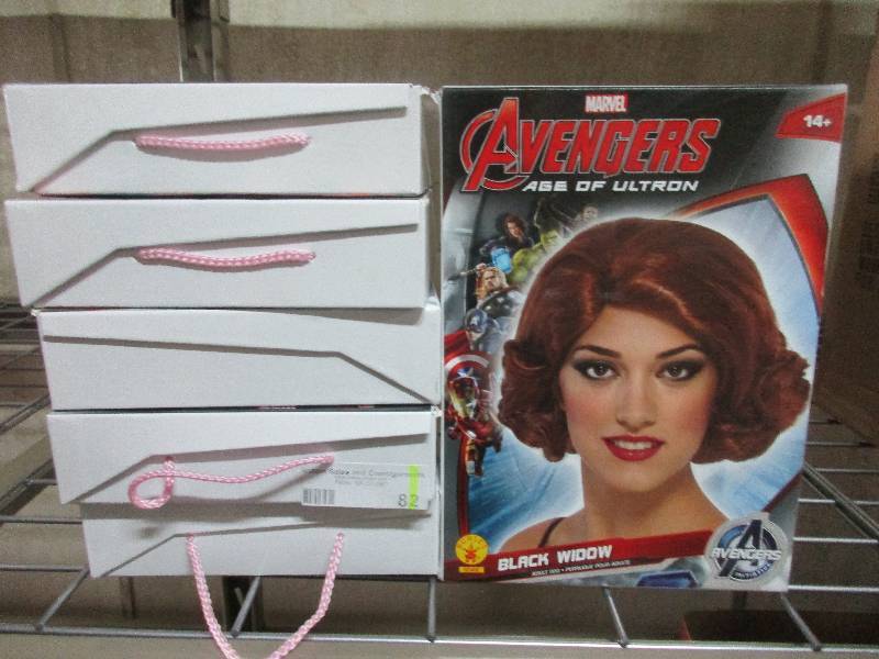 6 avengers black widow wigs