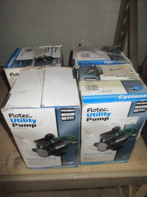 4 flotec fpof360ac utility pumps