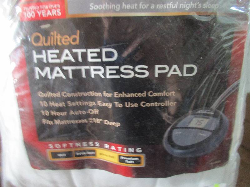 queen quilted and heated mattress pad