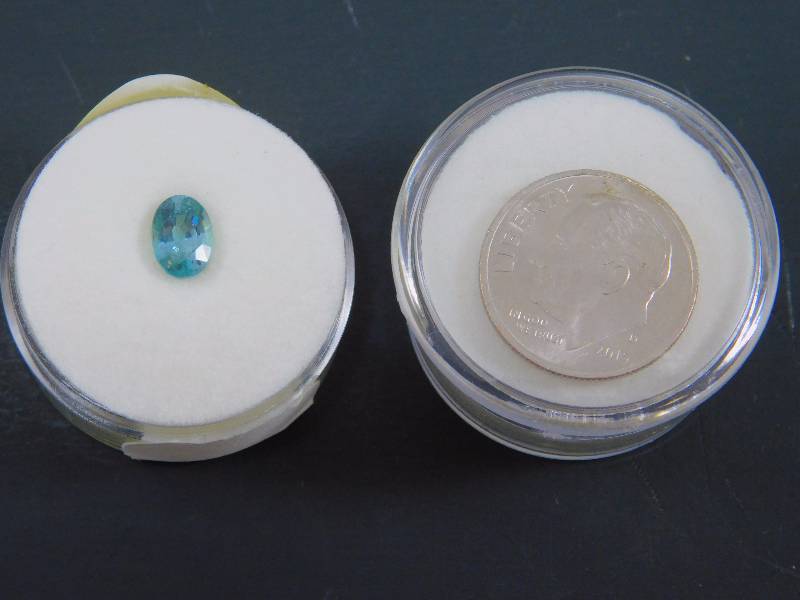 1.4 ct. Blue Zircon Gemstone